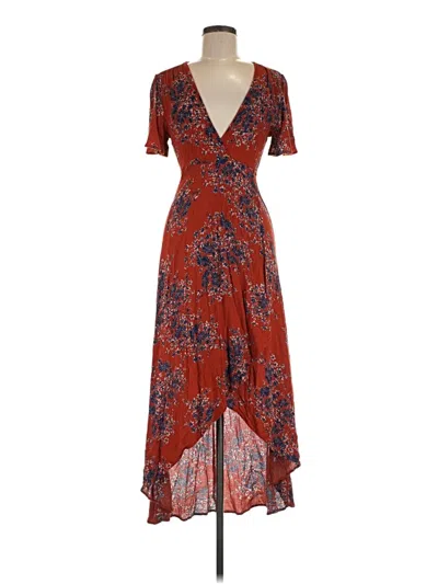Pre-owned Cotton Candy La Casual Dress In Red