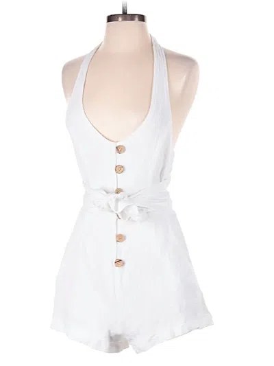 Pre-owned Cotton Candy La Casual Dress In White