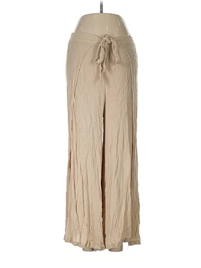 Pre-owned Cotton Candy La Casual Pants In Tan