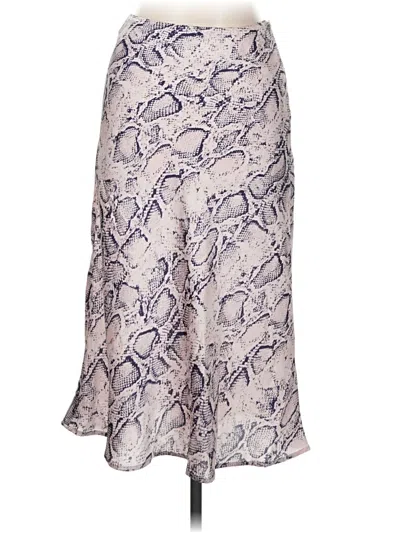 Pre-owned Cotton Candy La Casual Skirt In Silver