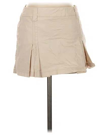Pre-owned Cotton Candy La Casual Skirt In Tan