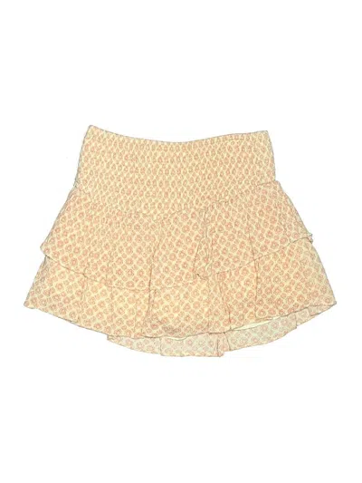 Pre-owned Cotton Candy La Casual Skirt In Yellow