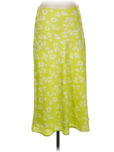 Pre-owned Cotton Candy La Casual Skirt In Yellow