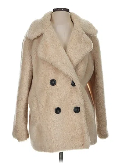 Pre-owned Cotton Candy La Coat In Tan