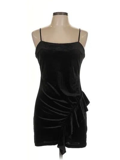 Pre-owned Cotton Candy La Cocktail Dress In Black