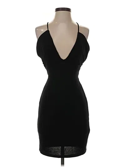 Pre-owned Cotton Candy La Cocktail Dress In Black