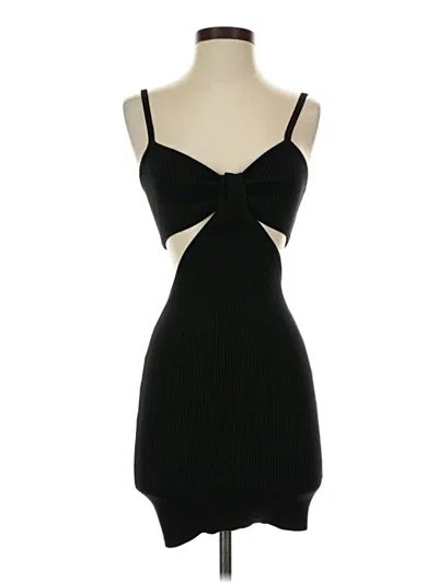 Pre-owned Cotton Candy La Cocktail Dress In Black