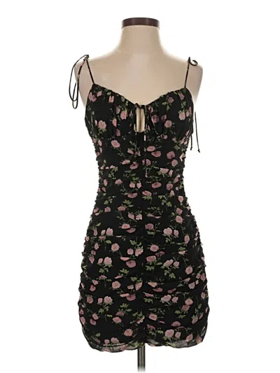 Pre-owned Cotton Candy La Cocktail Dress In Black