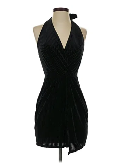 Pre-owned Cotton Candy La Cocktail Dress In Black