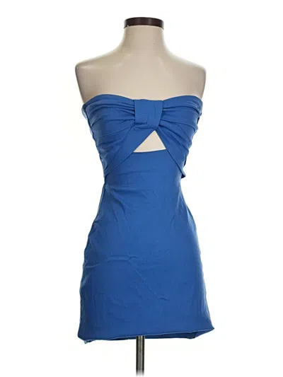 Pre-owned Cotton Candy La Cocktail Dress In Blue