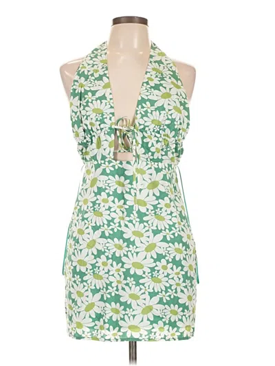 Pre-owned Cotton Candy La Cocktail Dress In Green