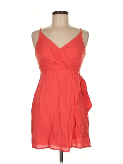 Pre-owned Cotton Candy La Cocktail Dress In Orange