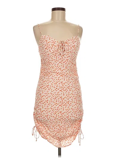 Pre-owned Cotton Candy La Cocktail Dress In Orange