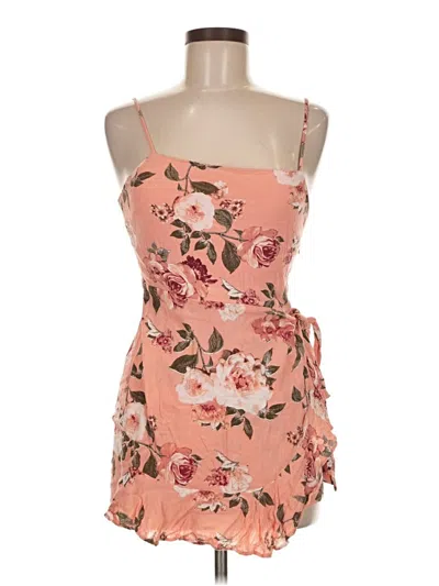 Pre-owned Cotton Candy La Cocktail Dress In Orange