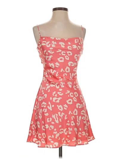 Pre-owned Cotton Candy La Cocktail Dress In Orange
