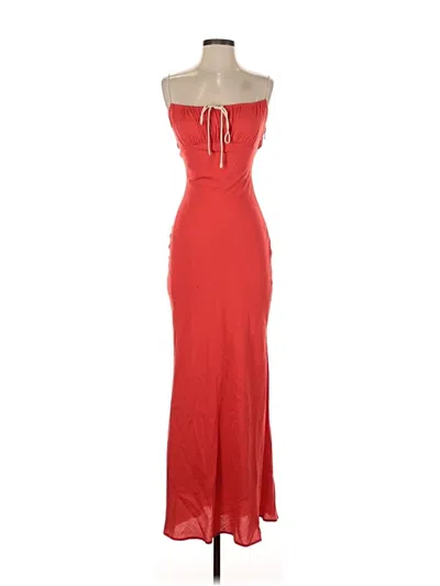 Pre-owned Cotton Candy La Cocktail Dress In Red