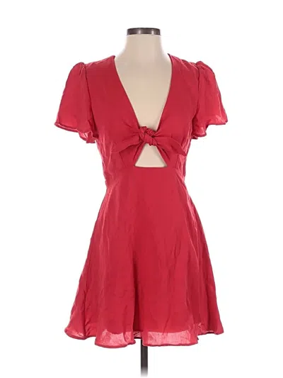 Pre-owned Cotton Candy La Cocktail Dress In Red