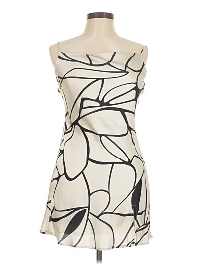 Pre-owned Cotton Candy La Cocktail Dress In White
