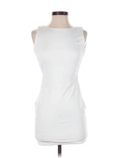 Pre-owned Cotton Candy La Cocktail Dress In White