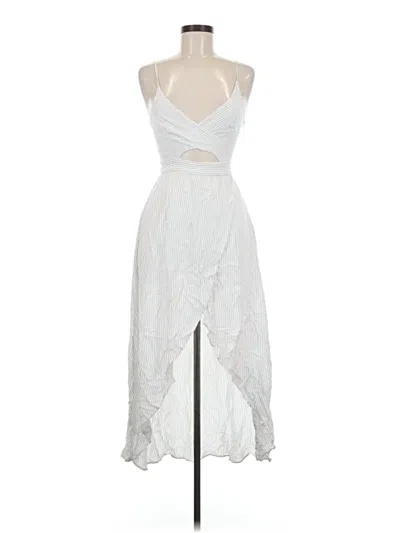 Pre-owned Cotton Candy La Cocktail Dress In White