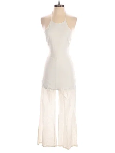 Pre-owned Cotton Candy La Jumpsuit In Ivory
