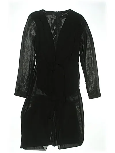 Pre-owned Cotton Candy La Kimono In Black
