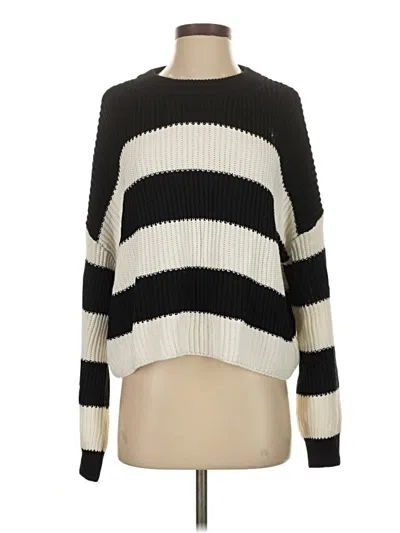 Pre-owned Cotton Candy La Pullover Sweater In Black