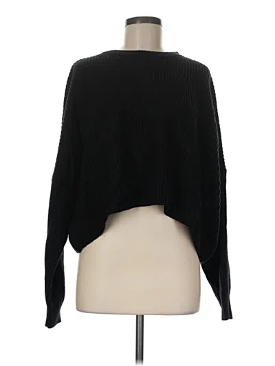 Pre-owned Cotton Candy La Pullover Sweater In Black