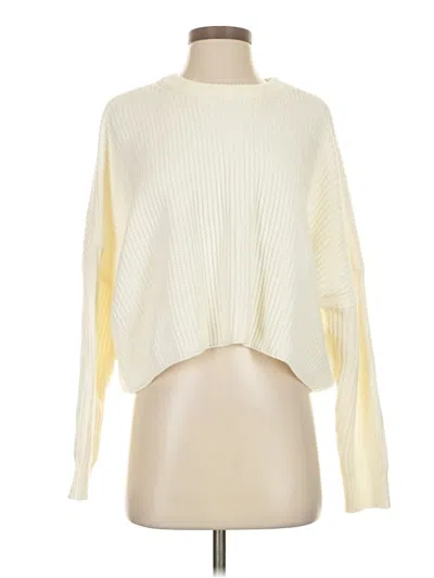 Pre-owned Cotton Candy La Pullover Sweater In Ivory