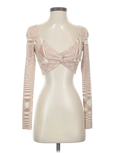 Pre-owned Cotton Candy La Pullover Sweater In Ivory