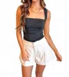 Cotton Candy La Rebel Rush Shorts In White In White