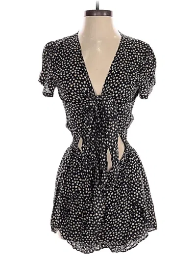 Pre-owned Cotton Candy La Romper In Black