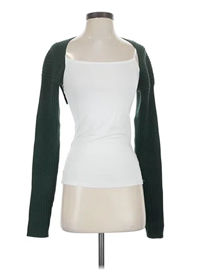 Pre-owned Cotton Candy La Shrug In Green