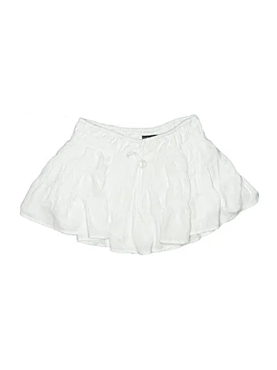 Pre-owned Cotton Candy La Skort In White