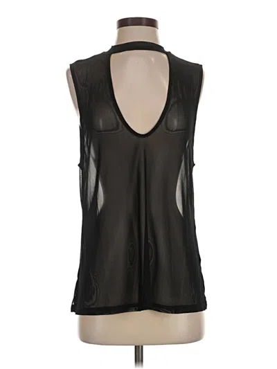 Pre-owned Cotton Candy La Sleeveless Blouse In Black