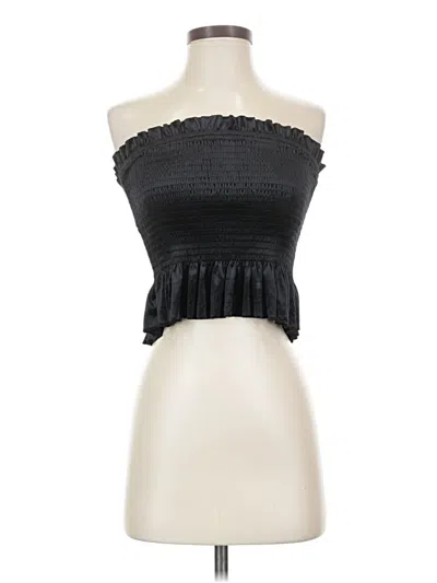 Pre-owned Cotton Candy La Sleeveless Blouse In Black