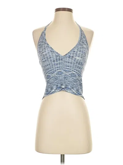 Pre-owned Cotton Candy La Sleeveless Blouse In Blue