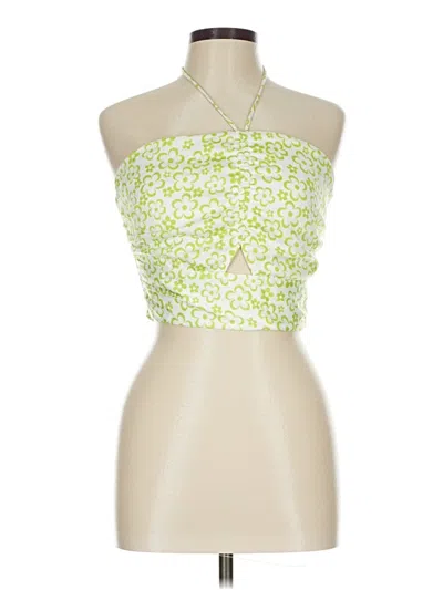 Pre-owned Cotton Candy La Sleeveless Blouse In Green