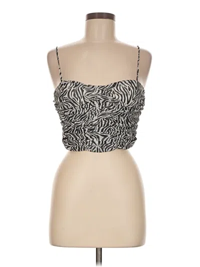 Pre-owned Cotton Candy La Sleeveless Top Black Sweetheart Neckline Tops
