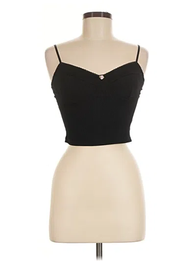 Pre-owned Cotton Candy La Sleeveless Top Black Sweetheart Neckline Tops
