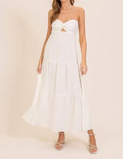 Cotton Candy La Sunset Layers Maxi Dress In Ivory In Neutral