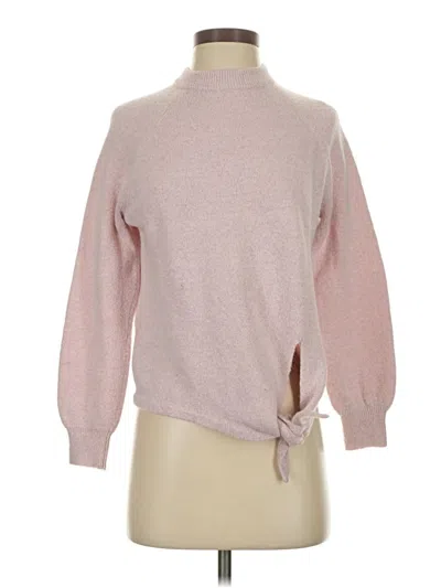 Pre-owned Cotton Candy La Turtleneck Sweater In Pink