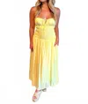 Cotton Candy Let's Have Sorbet Maxi Dress In Yellow In Yellow