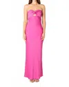 Cotton Candy Orchid Maxi Dress In Pink In Pink