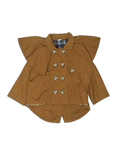 Pre-owned Cotton Candy Kids' Raincoat In Brown