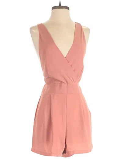 Pre-owned Cotton Candy Romper In Pink