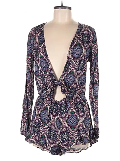 Pre-owned Cotton Candy Romper In Purple