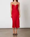 Cotton Candy Take Me For Cocktails Dress In Red In Red