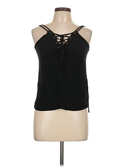 Pre-owned Cotton Candy Sleeveless Blouse In Black