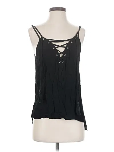 Pre-owned Cotton Candy Sleeveless Blouse In Black